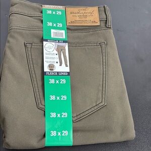 Weatherproof Men's Olive Jeans